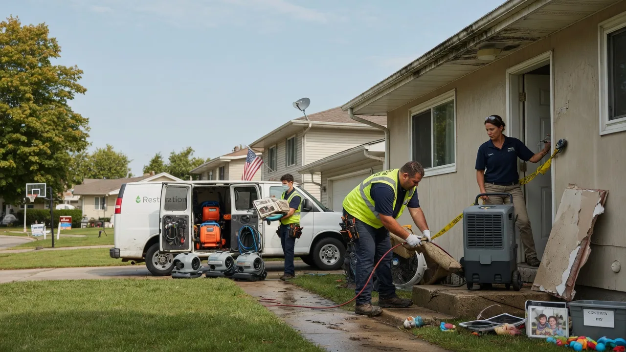 Water Damage Restoration in Fingerville, SC near me